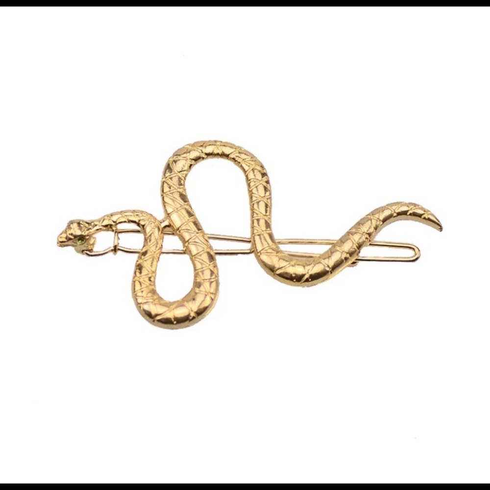 Snake Gold Metal Hairpin